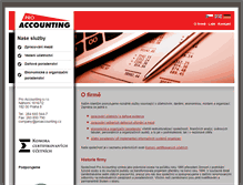 Tablet Screenshot of proaccounting.cz